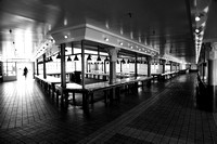 World famous Pike's Market, is empty and eerie during shut down in Seattle.