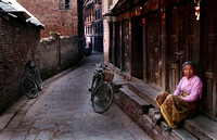Woman In Alley - Kathmandu, Nepal