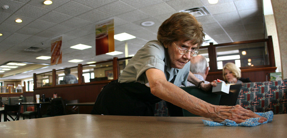 Rosie was an 84 year old women who worked as a waitress at Denny's in Sarasota.